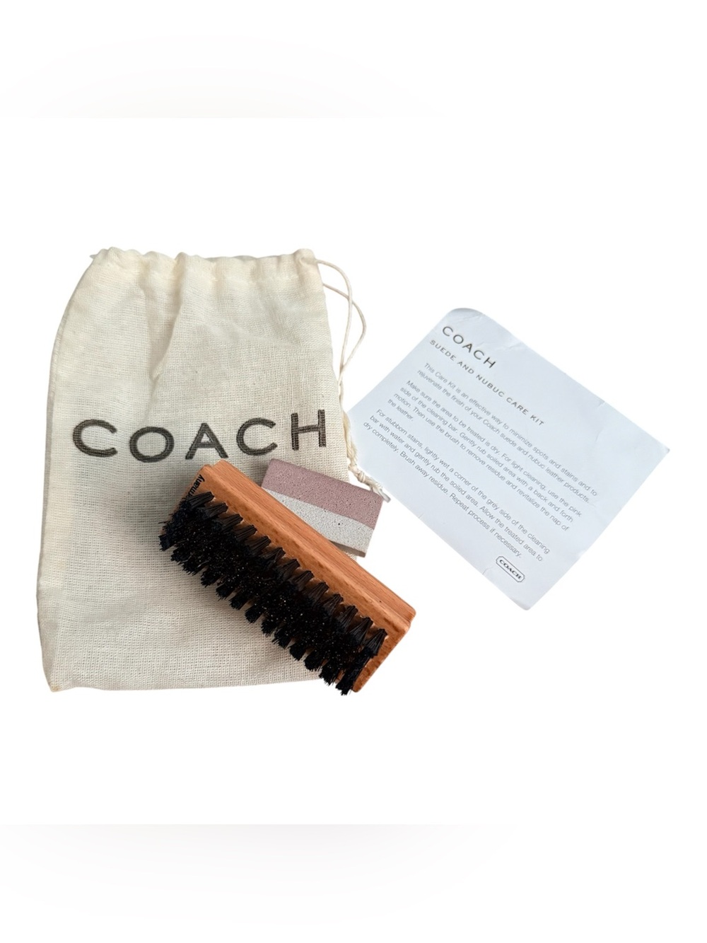 COACH Suede and Nubuc Care Kit for COACH Leather Items